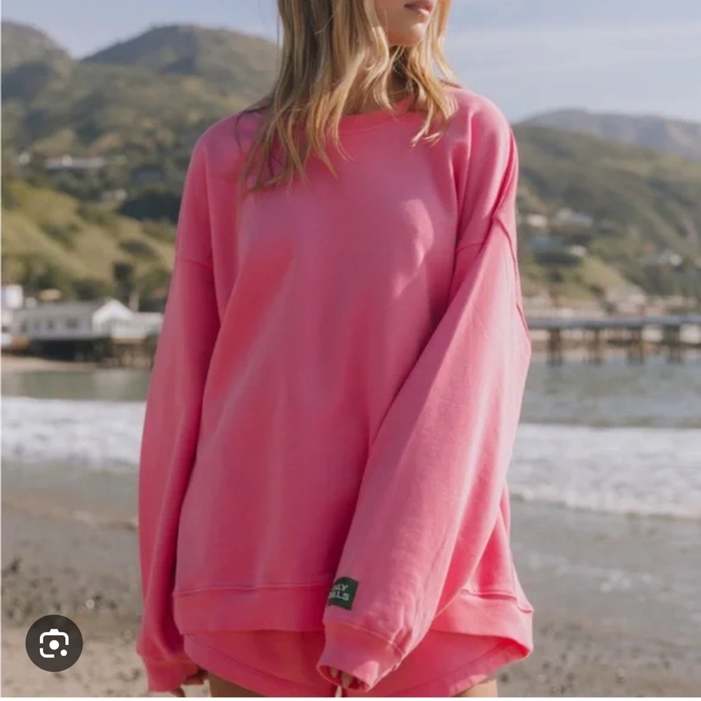 Daily Drills Pink Crewneck Sweatshirt & Sweatpants (set)